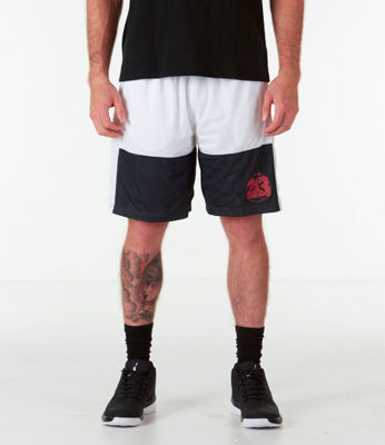 NIKE MEN'S AIR JORDAN 13 "HE GOT GAME" BASKETBALL SHORTS, WHITE