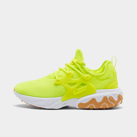Nike Men's React Presto Running Sneakers From Finish Line In Yellow