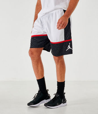 Nike Jordan Men's Jumpman Speckle Basketball Shorts In White | ModeSens