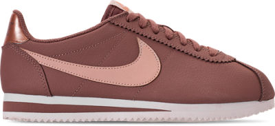 women's nike classic cortez leather metallic casual shoes