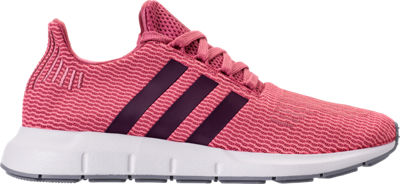 Right view of Women's adidas Swift Run Casual Shoes in Trace Maroon/Red Night/White