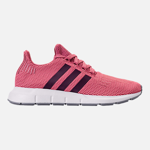 Right view of Women's adidas Swift Run Casual Shoes in Trace Maroon/Red Night/White