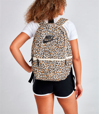 nike sportswear leopard heritage backpack