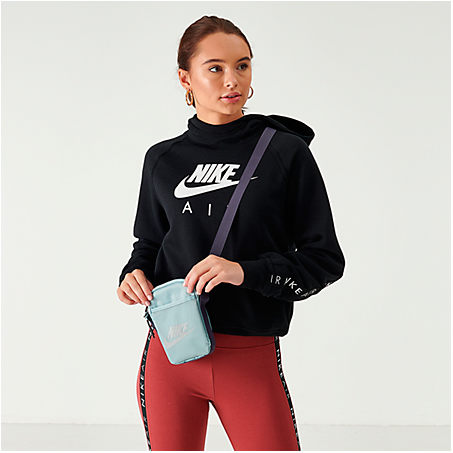 Hip on behalf of high Nike Heritage Small Items Mesh Crossbody Bag In Blue | ModeSens