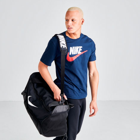 Nike Brasilia Medium Training Duffel Bag In Black/white