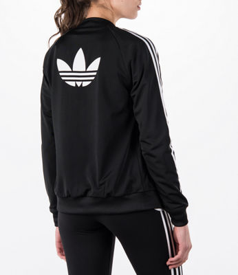 adidas long track jacket women's