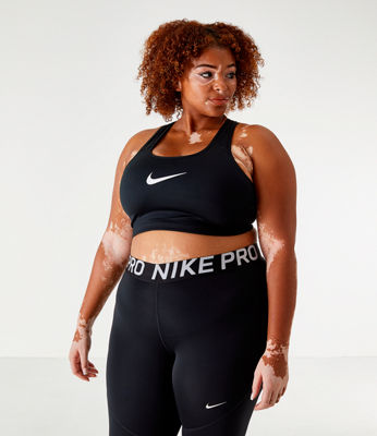 Download Women's Nike Swoosh Medium-Support Sports Bra - Plus Size ...