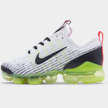 Nike Big Kids' Air Vapormax Flyknit 3 Running Shoes In White