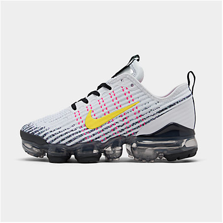 Nike Big Kids' Air Vapormax Flyknit 3 Running Shoes In White