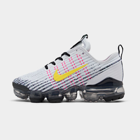 Nike Big Kids' Air Vapormax Flyknit 3 Running Shoes In White