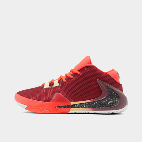 Nike Zoom Freak 1 Basketball Shoe (noble Red) - Clearance Sale In Orange