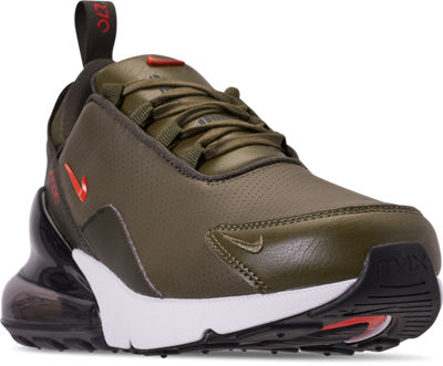 men's nike air max 270 premium leather casual shoes