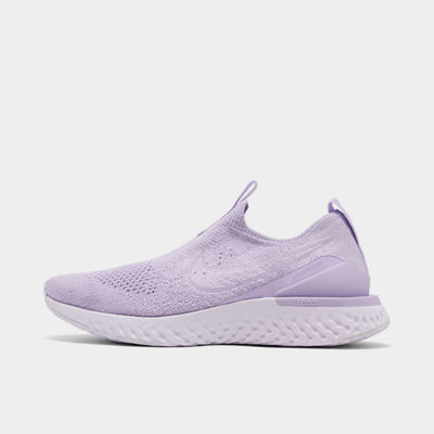 Nike Women's Epic Phantom React Flyknit Running Shoes In Purple | ModeSens
