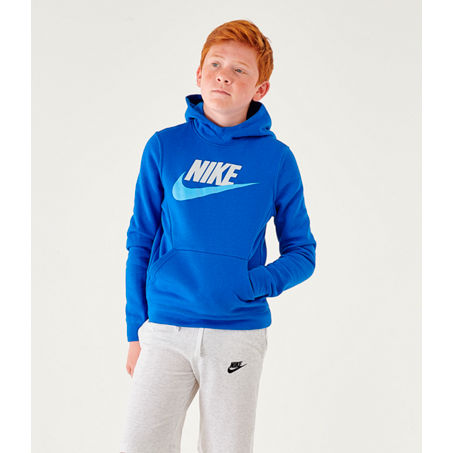 Nike Kids' Sportswear Club Fleece Hoodie In Blue