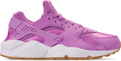 NIKE WOMEN'S AIR HUARACHE RUN FG CASUAL SHOES, PURPLE - SIZE 6.0