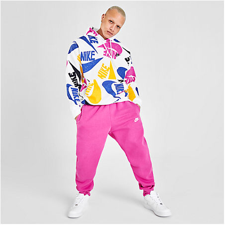 Nike Men's Sportswear Club Fleece Jogger Pants In Pink