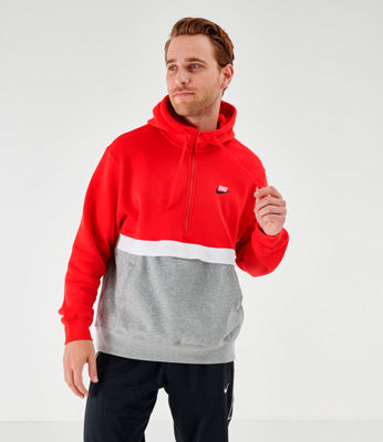 nike half zip fleece hoodie