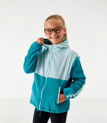 Front view of Girls' Nike Therma Full-Zip Training Hoodie
