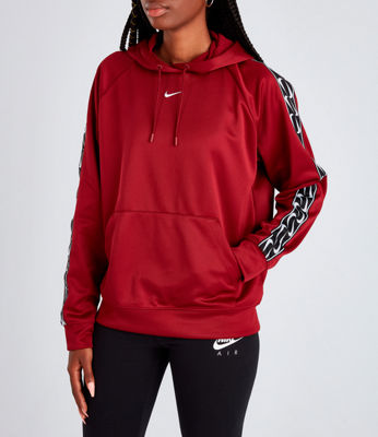 womens nike tape hoodie