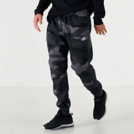 Nike Men's Sportswear Club Fleece Camo Jogger Pants In Orange | ModeSens