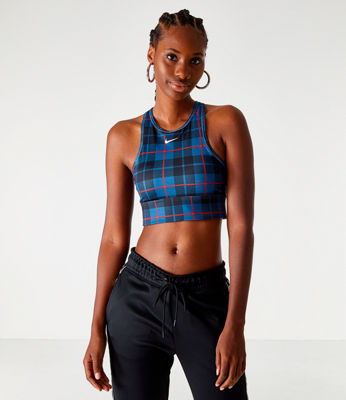 nike plaid sports bra