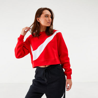 nike swoosh fleece crew sweatshirt