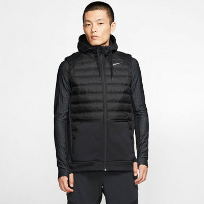 nike men's therma winterized full zip vest