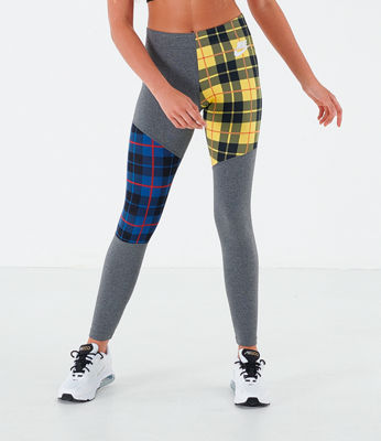 plaid nike leggings