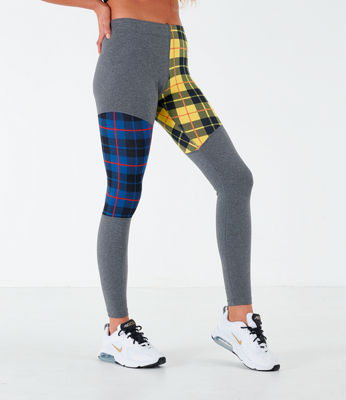plaid nike tights