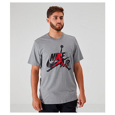 Nike Jordan Men's Mashup Classics T-shirt In Grey