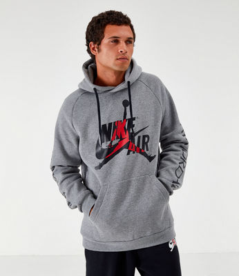 men's jordan mashup jumpman classics fleece hoodie