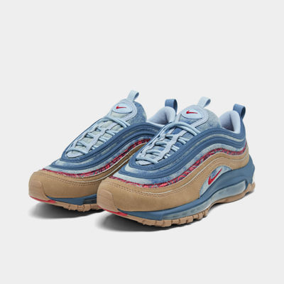 Nike air max 97 essential heren sneakers grijsblauw vind je in