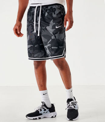 Nike Men's Dri-fit Dna Camo Basketball Shorts In Grey Size Medium 100% ...