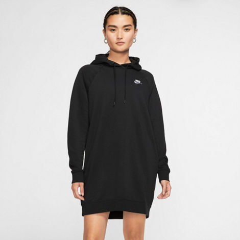 Nike Women's Sportswear Essential Fleece Dress In Black | ModeSens