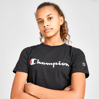 black champion shirt kids