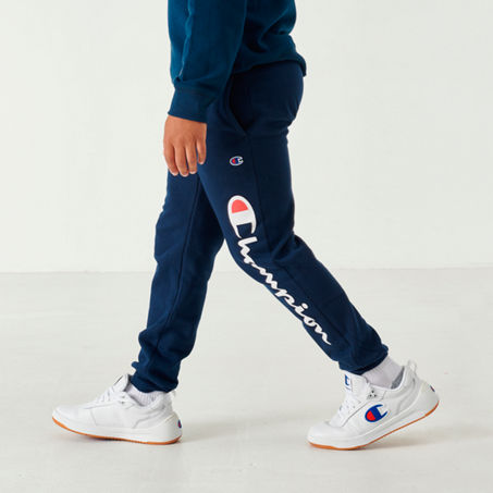 Champion Kids'  Boys' Heritage Fleece Jogger Pants In Blue