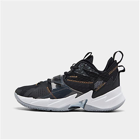 Nike Men's Air Jordan "why Not?" Zer0.3 Basketball Shoes In Black