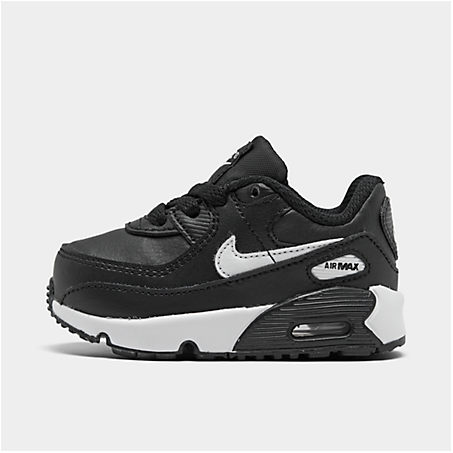 Shop Nike Kids' Toddler Air Max 90 Casual Shoes In Black/white