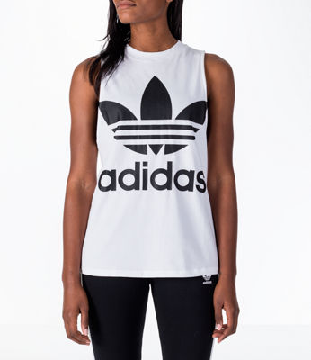 women's adidas originals trefoil muscle tank