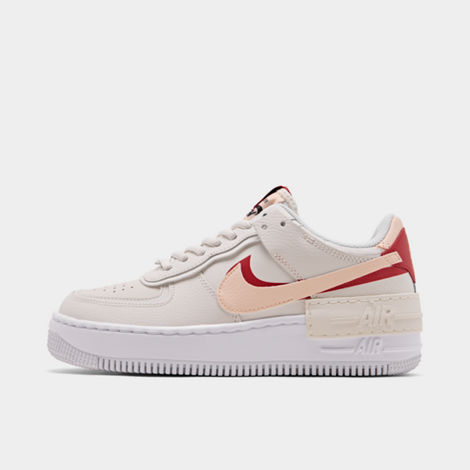 Nike Women's Air Force 1 Shadow Casual Shoes In White