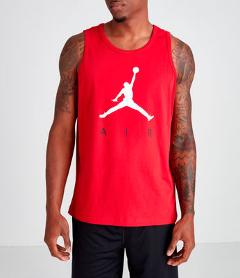 Nike Jordan Men's Jordan Tank Top In Red Size Medium 100% ModeSens