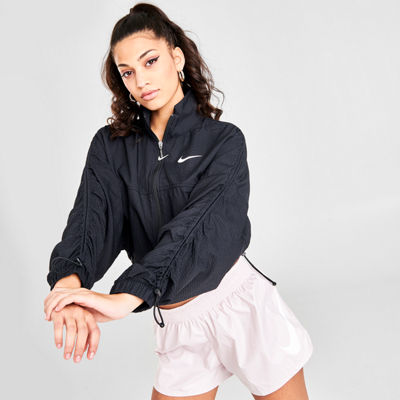 nike sportswear swoosh crop jacket