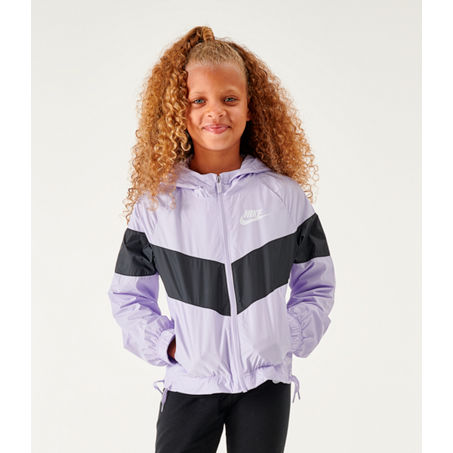 Nike Kids'  Girls' Sportswear Windrunner Jacket In Purple