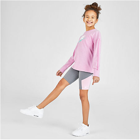 Nike Kids'  Girls' Trophy Training Shorts In Grey