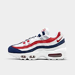 Nike Air Max 95 Shoes & Sneakers | Finish Line NIKE AIR MAX UPTEMPO 95 TRIPLE WHITE LEATHER SUMMER PACK