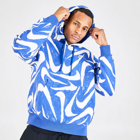 Nike allover print hoodie hot sale