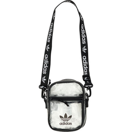 Adidas Originals Clear Festival Crossbody Bag In Black | ModeSens