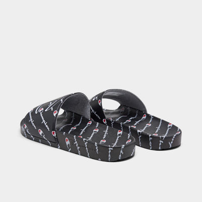 champion ipo repeat black slide sandals