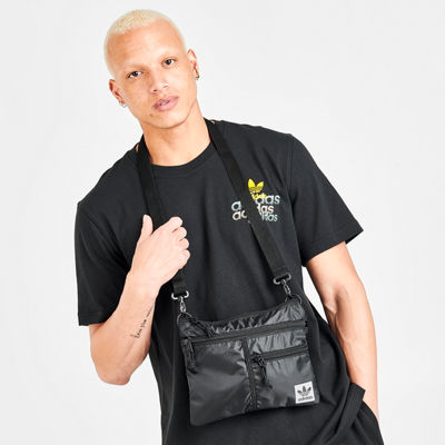 black adidas cross body bag