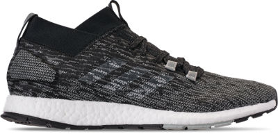 Right view of Men's adidas PureBOOST RBL LTD Running Shoes in Core Black/Grey/Ash Silver